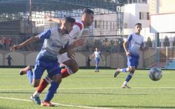 من المباراة النهائية بين شباب رفح وغزة الرياضي