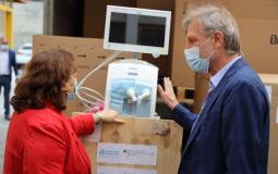 وزارة الصحة تتسلم 50 جهاز تنفس اصطناعي من الممثلية الألمانية
