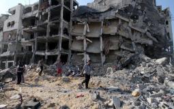 أبراج مدمرة بقطاع غزة