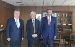 اجتناع سفيرا فلسطين والأردن مع سكرتير عام وزارة الخارجية اليونانية 
