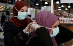 الكمامات الطبية في غزة  للوقاية من كورونا - توضيحية