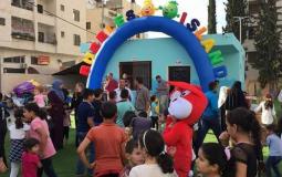 افتتاح حديقة العودة بمخيم نور شمس في طولكرم