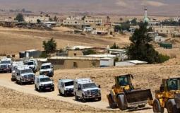 آليات الاحتلال الإسرائيلي تقتحم النقب