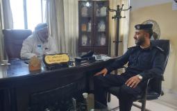 النائب سلامة يناقش قضايا المواطنين مع مدير مركز شرطة النصيرات