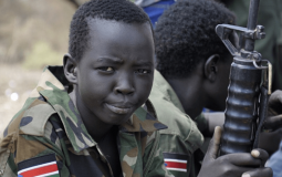 طفل مجند جنوب السودان