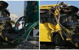 حادث سير لحافلة مدرسية في الإمارات