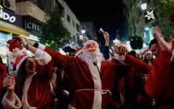 مسيرة كشفية في رام الله لمناسبة أعياد الميلاد المجيدة