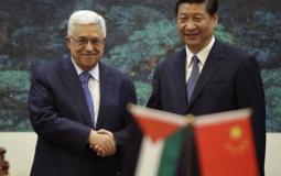 الرئيس الفلسطيني محمود عباس ونظيره الصيني - أرشيف 