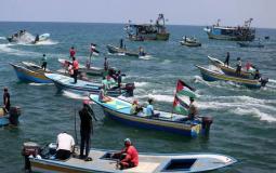 الحراك البحري شمال غزة
