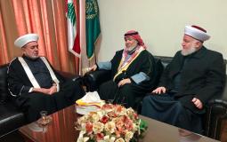 رئيس رابطة علماء فلسطين يزور مفتي محافظة صيدا بلبنان