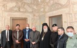 محافظ بيت لحم يهنأ بطريرك الروم الأرثوذكس بعيد الفصح