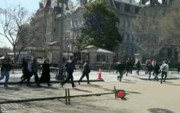 فرار جماعي من مكان الحادث 