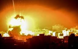 قصف غزة اليوم