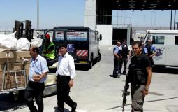 ادخال معدات المستشفى الميداني الامريكي لغزة