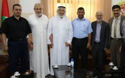 نواب محافظة غزة يناقشون قضايا هامة مع وكيل وزارة التربية والتعليم