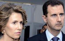 بشار الأسد وزوجته أسماء التي أعلن عن اصابتها بسرطان الثدي