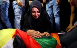 تشييع جثامين ثلاثة شهداء فلسطينيين