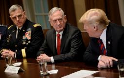 الرئيس الأمريكي دونالد ترامب ووزير الدفاع جيمس ماتيس -ارشيف-