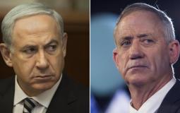  بيني غانتس و بنيامين نتنياهو