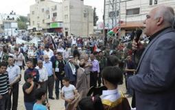 مواطنين يشاركون في مسيرة احياء سبعينة النكبة وتنديد بقرار نقل السفارة الأمريكية في طوباس.jpg