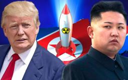 الزعيم الكوري الشمالي والرئيس الأمريكي 