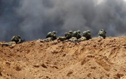 جنود إسرائيليون على حدود غزة