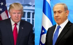 رئيس الحكومة الإسرائيليةبنيامين نتنياهو والرئيس الأميركي دونالد ترامب