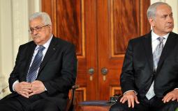 الرئيس الفلسطيني محمود عباس ورئيس الوزراء الاسرائيلي بنيامين نتنياهو - إرشيفية -