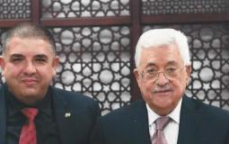 الرئيس عباس وموفق ضراغمة