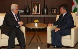 الرئيس محمود عباس مع العاهل الأردني عبد الله الثاني - ارشيفية