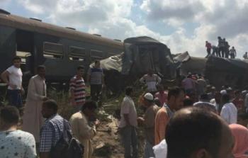 حادث تصادم قطارين في الإسكندرية