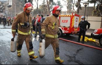 مقتل 30 رجل اطفاء في طهران