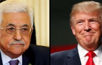 دونالد ترامب والرئيس محمود عباس