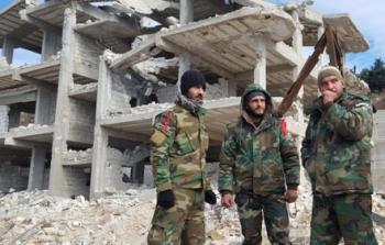 أفراد موالون للجيش السوري في اللاذقية - 27 يناير 2016.