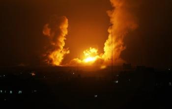 قصف اسرائيلي يستهدف قطاع غزة الآن