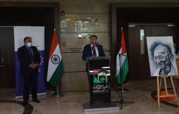 إحياء الذكرى الـ150 لميلاد غاندي- بلدية رام الله