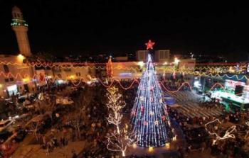 بيت لحم: الاحتفال بإضاءة شجرة الميلاد للأسرى