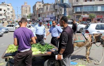 بائع متجول في غزة