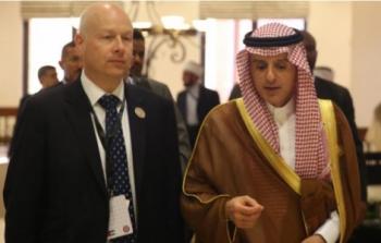 غرينبلات ووزير الخارجية السعودي الجبير