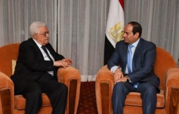 الرئيسان محمود عباس و عبد الفتاح السيسي