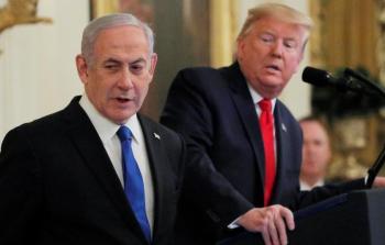 الرئيس الأمريكي دونالد ترامب  ورئيس الوزراء الإسرائيلي بنيامين نتنياهو