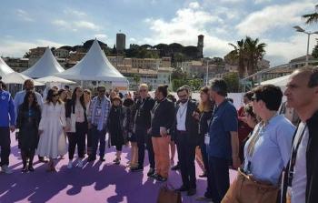 ممثل في هوليوود يشارك الفلسطينيين في مظاهرة تضامنًا مع غزة