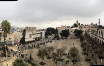 بدء احتفالات عيد الميلاد في كنيسة المهد