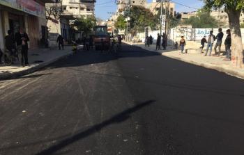 بلدية غزة تنتهي من انجاز 90 % من مشروع شارع السدرة والصحابة