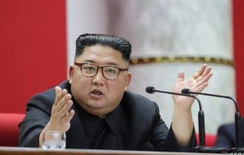 رئيس جمهورية كوريا الشمالية كيم جونغ أون
