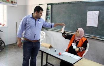 العملية الانتخابية في فلسطين - ارشيف