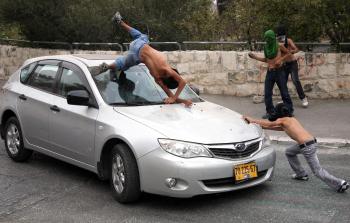 مستوطن يدهس طفل - أرشيفية