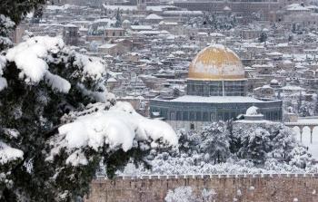 تساقط الثلوج في فلسطين