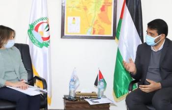 أبو الريش يستقبل نائب المنسق الخاص للأمم المتحدة للشئون الانسانية في الأراضي الفلسطينية المحتلة