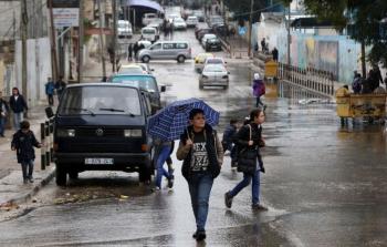 المنخفض الأخير على أرجاء فلسطين